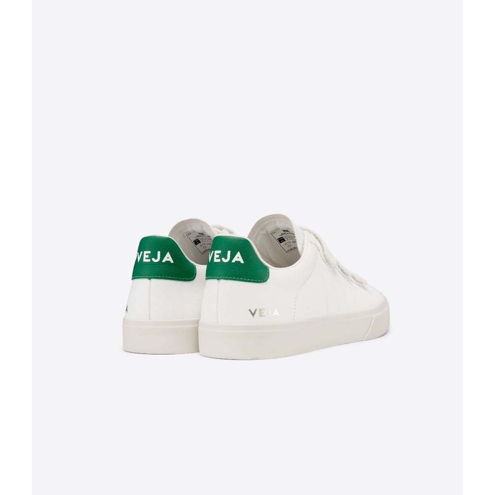 Veja RECIFE CHROMEFREE Schoenen Heren White/Green | NL 199CTV